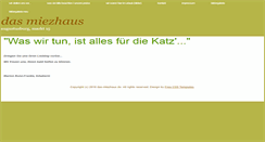 Desktop Screenshot of das-miezhaus.de