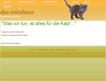 Tablet Screenshot of das-miezhaus.de